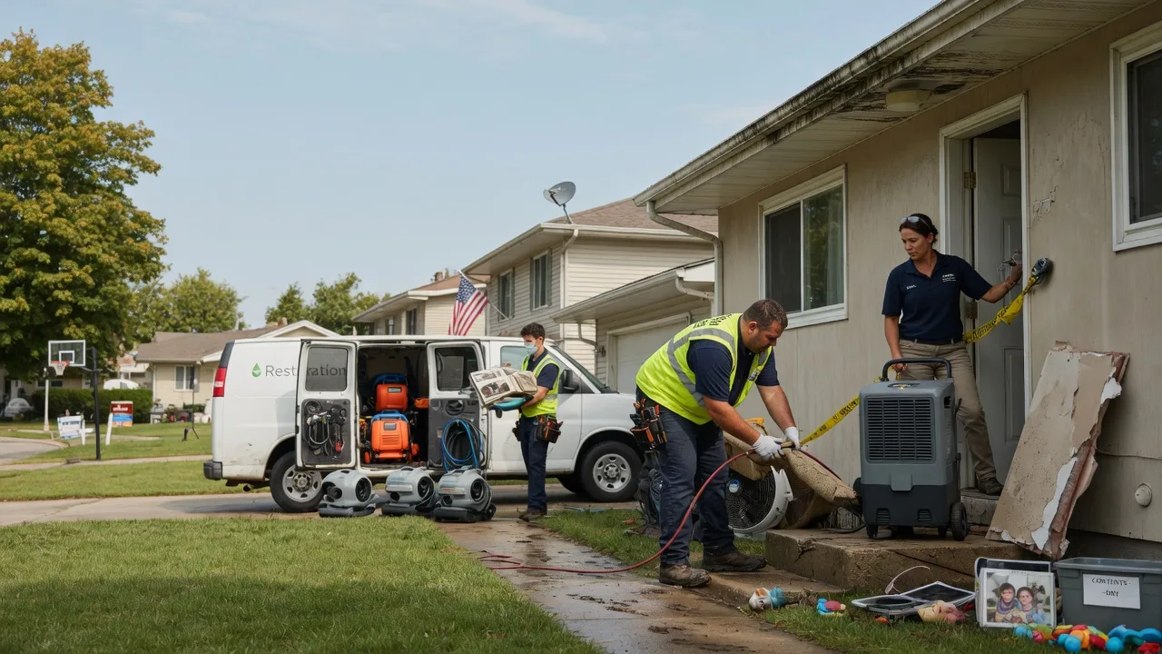 Water Damage Restoration in Newark, IL near me